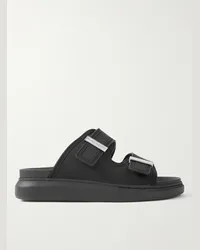 Alexander McQueen Slide in gomma Nero