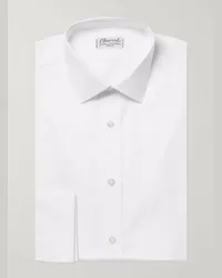 Charvet Camicia slim-fit in cotone royal Oxford bianco Bianco