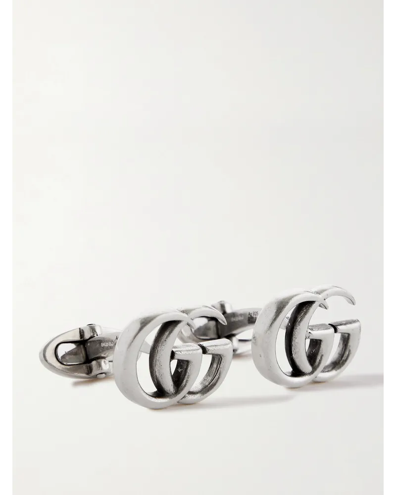 Gucci Gemelli in argento sterling con logo Argento