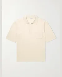 Saint Laurent Polo in lana Neutri