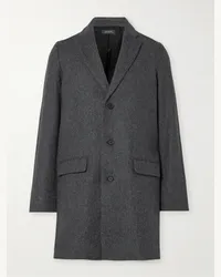 A.P.C. Cappotto in misto lana a spina di pesce Grigio