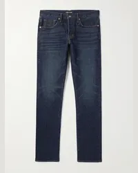 Tom Ford Jeans slim-fit in denim cimosato Blu