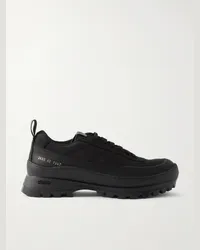 Common Projects Sneakers in camoscio con finiture in gomma Track Hiker Nero