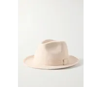 Cappello fedora in tela di cotone