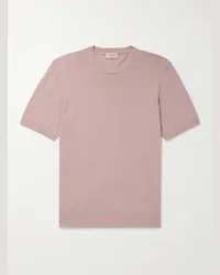 Altea T-shirt in misto lino e cotone Rosa