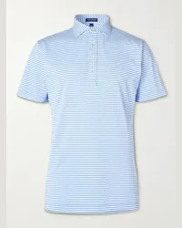 Peter Millar Polo in piqué Mood Blu