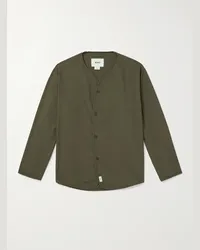 WTAPS Camicia in panno con logo Scout Verde