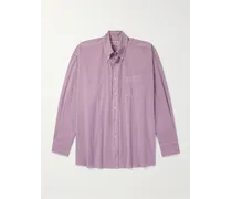 Camicia in voile di cotone con collo button-down Borrowed