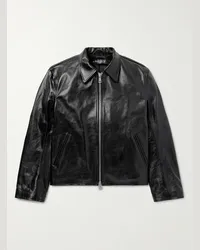 Our Legacy Blouson in pelle Mini Nero