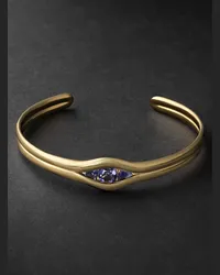 Fernando Jorge Trillion 18-Karat Gold Iolite Cuff Oro