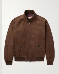 Baracuta Giacca harrington in camoscio G9 Marrone