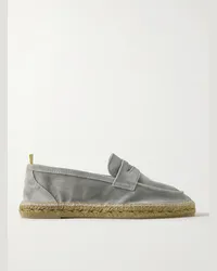 Castañer Espadrillas in camoscio Nacho Grigio