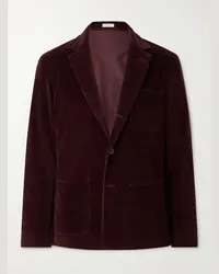 Boglioli Blazer in velluto a coste di cotone Bordeaux