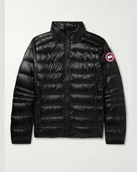 Canada Goose Piumino slim-fit in nylon ripstop riciclato trapuntato Crofton Nero