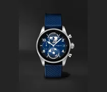 Smartwatch 43 mm in titanio con cinturino in gomma Summit 3, N. rif. 129268