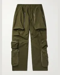 READYMADE Pantaloni cargo a gamba larga in cotone Verde