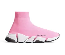 Sneaker Speed 2.0 Clear Sole In Maglia Riciclata Rosa - Donna Poliestere, Elastane