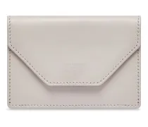 Portafoglio Envelope Mini Beige - Donna - Pelle Di Vitello