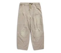 Pantaloni Double Knee Beige - Uomo Cotone