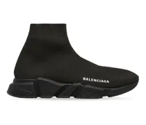 Sneakers Speed In Maglia Riciclata Nero - Uomo Poliestere, Elastane