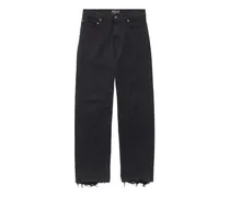 Pantaloni Medium Fit Nero - Uomo Cotone