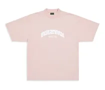 T-Shirt Back Flip Medium Fit Rosa - Uomo Cotone