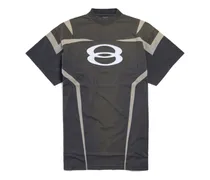 T-Shirt Biker Unity Sports Icon Oversize Nero - Uomo Cotone