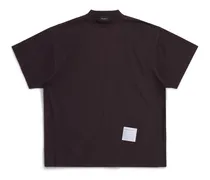 T-Shirt Sample Sticker Oversize Nero - Uomo Cotone