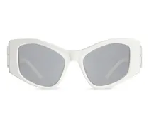 Occhiali Da Sole Dinasty D-Frame XL Bianco - Donna - Acetato