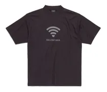 T-Shirt Lo_ve Medium Fit Nero - Unisex Cotone