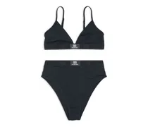 Set Sporty Bikini Nero - Donna Poliammide & Elastane