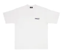 T-shirt Political Campaign Large Fit Bianco - Uomo Cotone