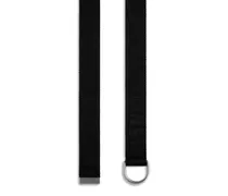 Cintura D Ring Nero - Uomo - Poliestere