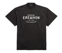 T-Shirt Erewhon® Los Angeles Oversize Nero - Unisex Cotone