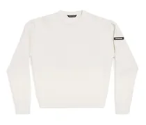 Pullover Bianco - Uomo Lana Vergine