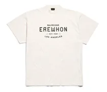 T-Shirt Erewhon® Los Angeles Oversize Bianco - Unisex Cotone