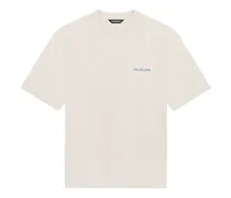 T-shirt Logo Medium Fit Crema - Uomo Cotone