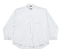 Camicia  Oversize Blu - Unisex Cotone