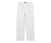 Jeans Loose Fit Bianco - Unisex Cotone