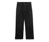 Pantaloni Baggy Super Destroyed Nero - Uomo Cotone