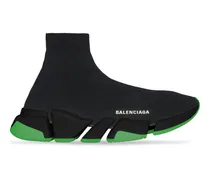 Sneakers Speed 2.0 Clear Sole In Maglia Riciclata Nero - Uomo Poliestere, Elastane