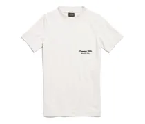 T-Shirt Beverly Hills Aderente Bianco - Donna Cotone & Elastan