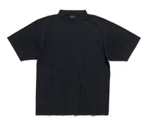 T-Shirt  Hand-Drawn Medium Fit Nero - Unisex Cotone