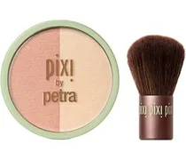 Make-up Trucco del viso Cheeks Beauty Blush Duo + Kabuki Peach Honey
