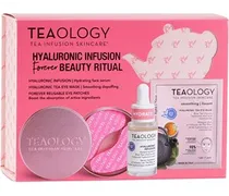Cura Cura del viso Set regalo Hyaluronic Infusion Face Serum 15 ml + Hyaluronic Tea Eye Mask + Forever Reusable Eye Patches