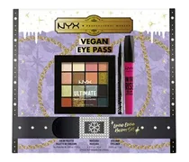 Trucco degli occhi Eyeliner X-mas Vegan Eye Pass Color Palette 0,83 g + Epic Ink Liner 1 ml + On The Rise Volume Mascara 10 ml