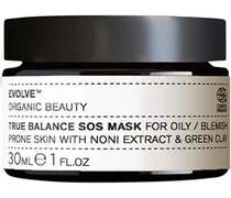 Evolve Organic Beauty Cura del viso Maschere per il viso True Balance SOS Mask 