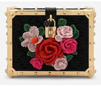 Borsa Dolce Box In Uncinetto Rafia - Donna Borse A Mano Multicolore