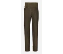 Pantalone Principe Di Galles Dettagli Fustagno - Uomo Pantaloni E Shorts Multicolore Tessuto