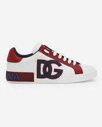 Dolce & Gabbana Sneaker Portofino In Pelle Di Vitello - Uomo Sneaker Rosso Rosso